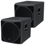 Mackie 15" SRM1550 Pair Active Subwoofers